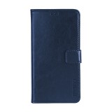 For OPPO Realme X idewei Crazy Horse Texture Horizontal Flip Leather Case with Holder & Card Slots & Wallet (Dark Blue)