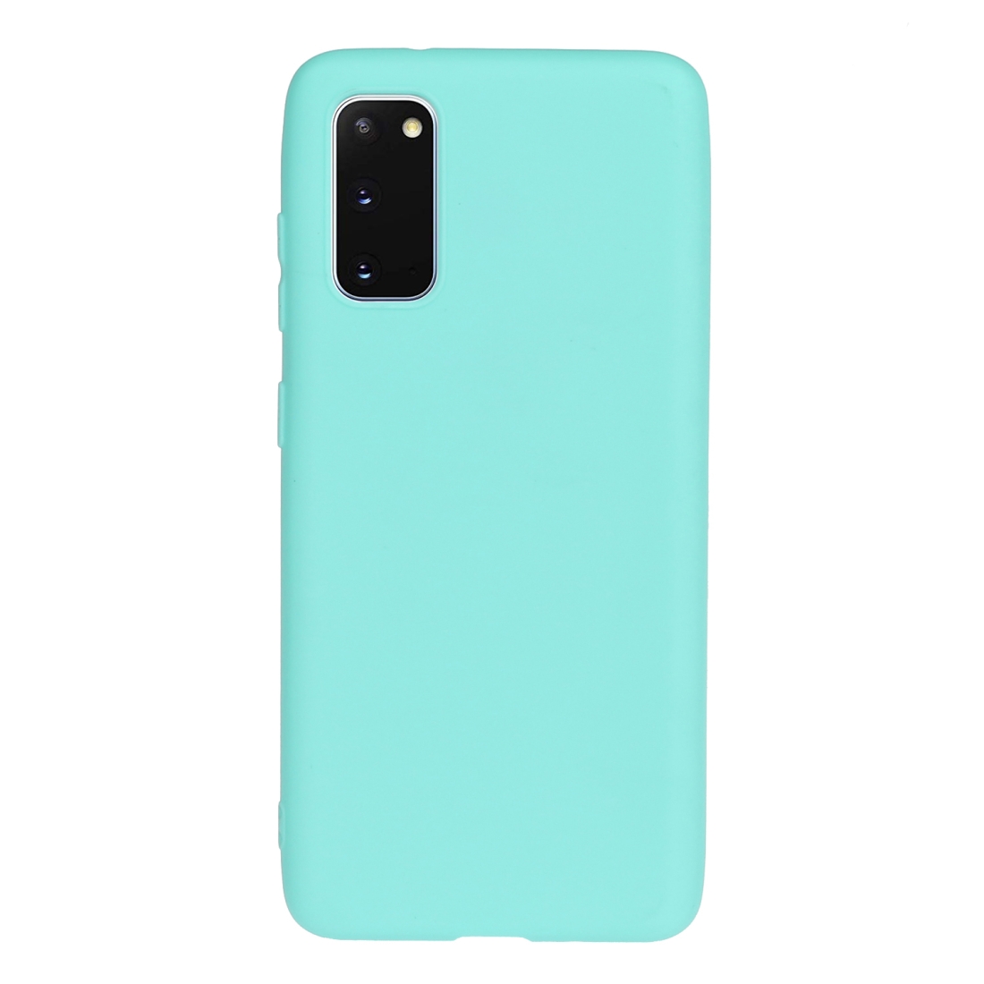 For Galaxy S20 Frosted Candy-Colored Ultra-thin TPU Phone Case (Green)