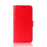 For Huawei Honor Play 4T Pro R64 Texture Single Horizontal Flip Protective Case with Holder & Card Slots & Wallet& Photo Frame (Red)