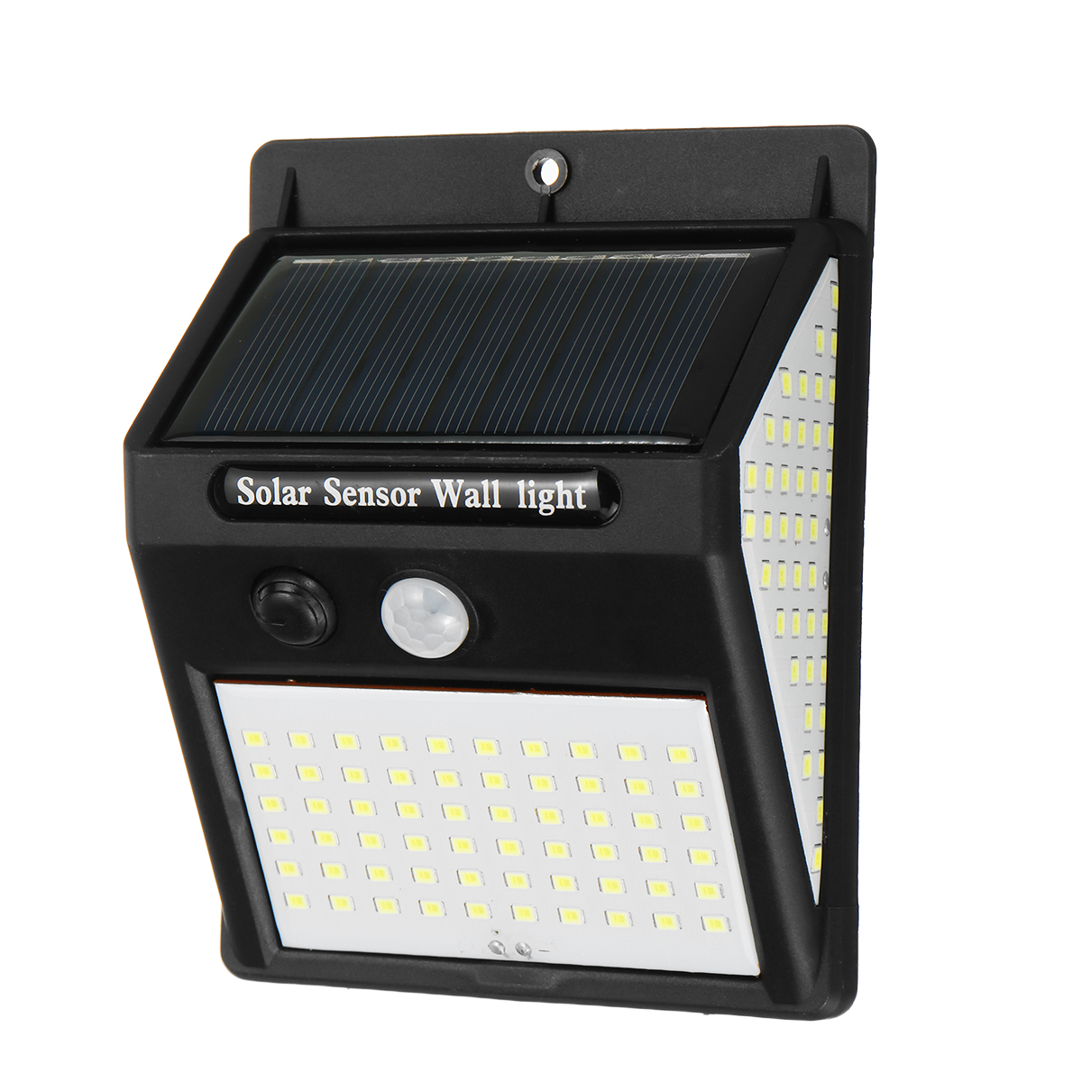 LED Solar Power 81Leds PIR Motion Sensor Garden Pathway Panel Lamp Outdoor Light 