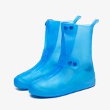 Women Waterproof Transparent Non-slip Reusable Outdoor High Top Rain Shoe Covers