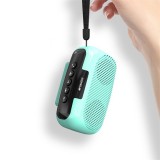 Sansui V63 Wireless bluetooth Speaker Mini Home Speaker Dual Units 3D Stereo Bass FM Radio TF Card U Disk Subwoofer