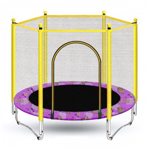 Mini Round Indoor Trampoline Child Playing Jumping Bed Enclosure Pad Exercise Tools