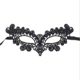 Lace Women Eye Face Mask Masquerade Party Ball Prom Halloween Costume Party Masks Eye Face Mask – Black