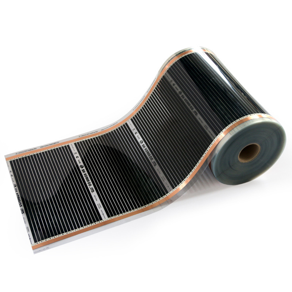 220V 50cm Width Healthy Floor Heating Infrared Underfloor Heating Carbon Film Heater Electric Floor Warming Mat