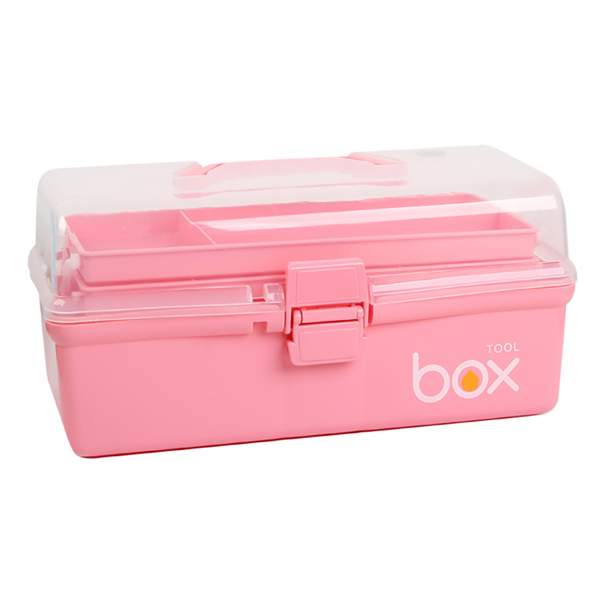 Three-Tier Medical Box Multifunction First Aid Kit Plastic Folding Medical Chest Organizer For Makeup Storage Box