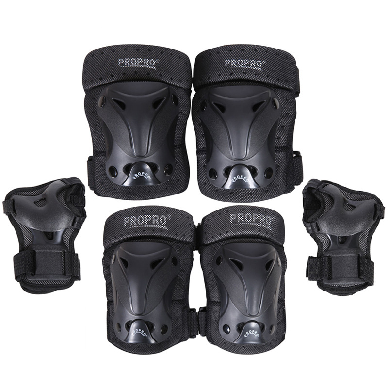 6pcs/set Protective Gear Set Elbow Pads Bicycle Ice Skate Roller Knee Protector 