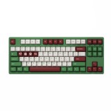 AKKO 3087DS Matcha Red Bean 87 Keys Mechanical Keyboard Type-C Wired Gateron Switch PBT Keycap Gaming Keyboard