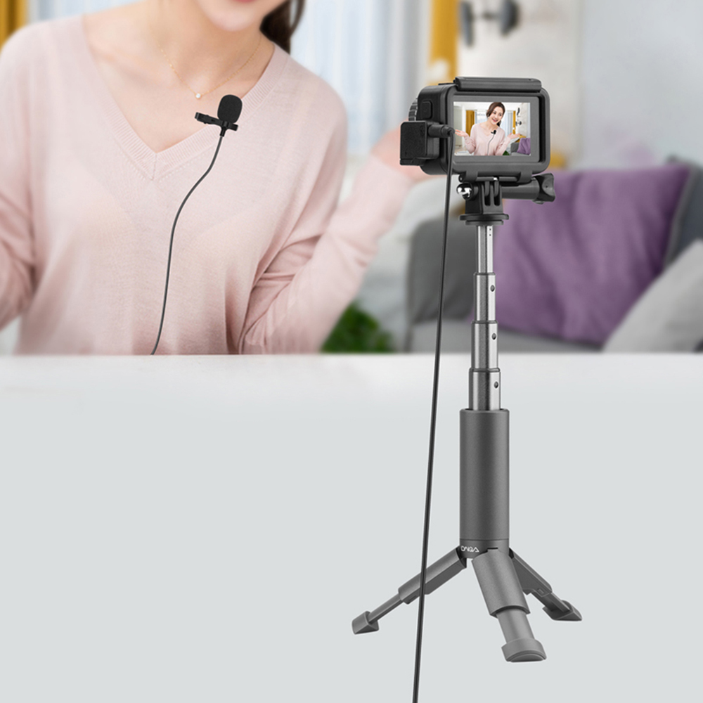 Lavalier Microphone Lapel Clip-on Mic Accessories for DJI OSMO Action/OSMO POCKET Camera