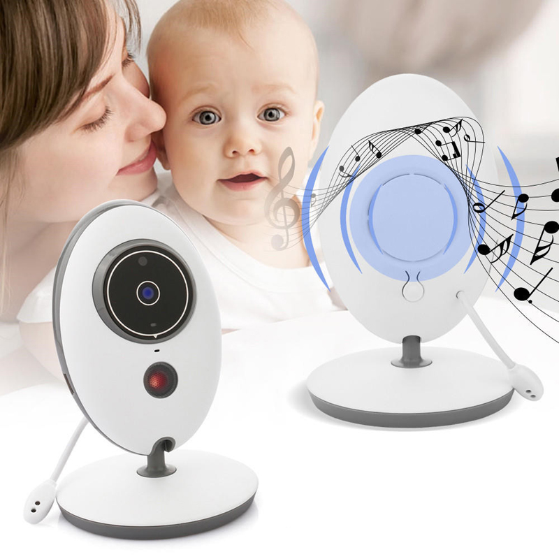 INQMEGA VB605 1080P Wireless Video Baby Monitor IP Camera 2 Way Audio Talk Night Vision Security Surveillance Babysitter Night Vision Temperature Monitoring IP Camera - EU Plug
