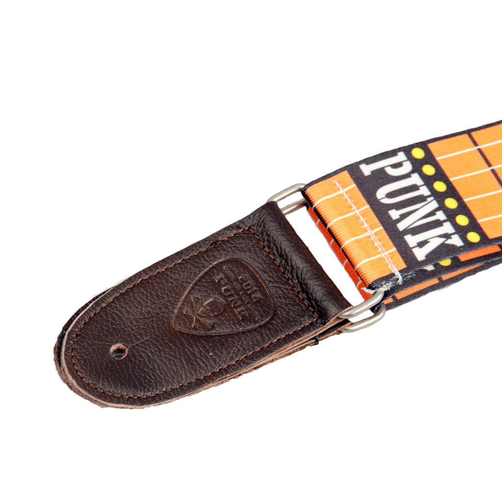 NAOMI Guitar Strap Nylon Leather End Adjustable Shoulder Strap For Acoustic Guitar Bass Electric Guitar Parts Accessories