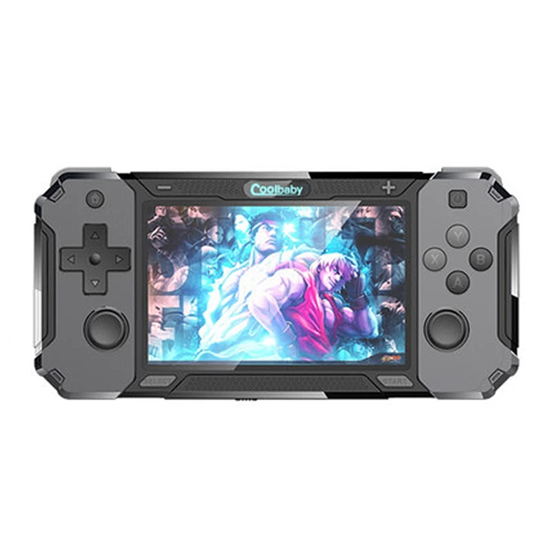 Coolbaby RS3128 Android 4.0 32GB 3000Games Handheld Game Console 4.0 Inch HD Screen Double Arcade Retro Handheld Game Player Support PSP N64 PS1 Arcade GBA GBC