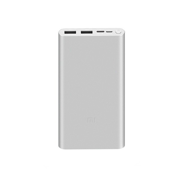 Original Xiaomi Power Bank 3 10000mAh Upgrade with 3 * Output USB-C Two Way Quick Charge 18W Power Bank for iPhone 12 Pro Max for Samsung Galaxy Note S20 ultra Huawei Mate40 OnePlus 8 Pro