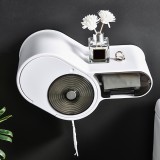 Bakeey Self-Adhesive Toilet Paper Holder Multifunction Bathroom Stand Cat Proof Wall Mount Toilet Paper Holder Phone Holder Storage Box