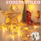 2M 20 LED Fairy String Light Battery Operated Christmas Tree/Christmas Ball Holiday Party Decoration Lamp