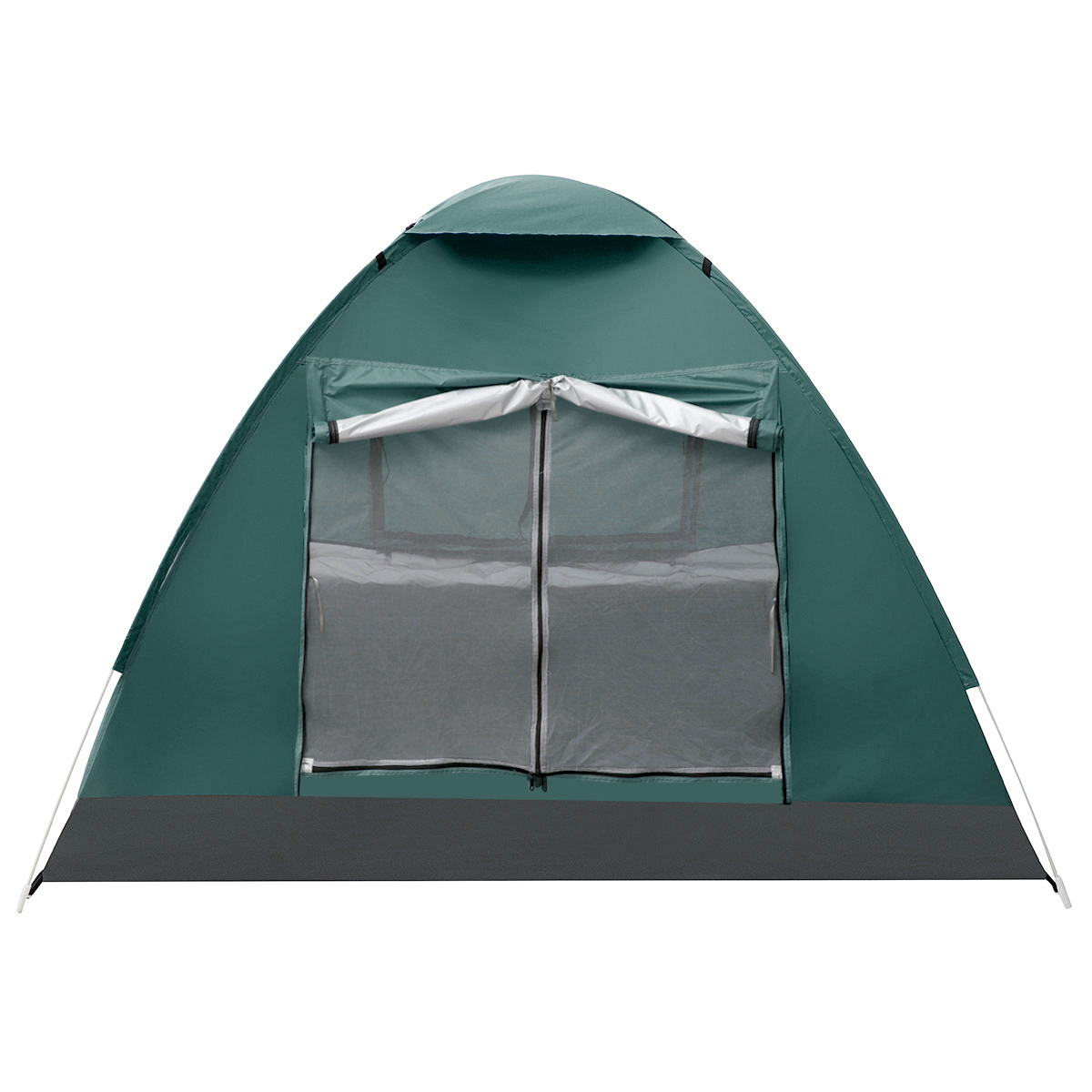 IPRee 3-4 Person Double Layer Camping Tent With Double Door Outdoor Waterproof Awning Tent 125x200x200cm for Fishing Camping Party