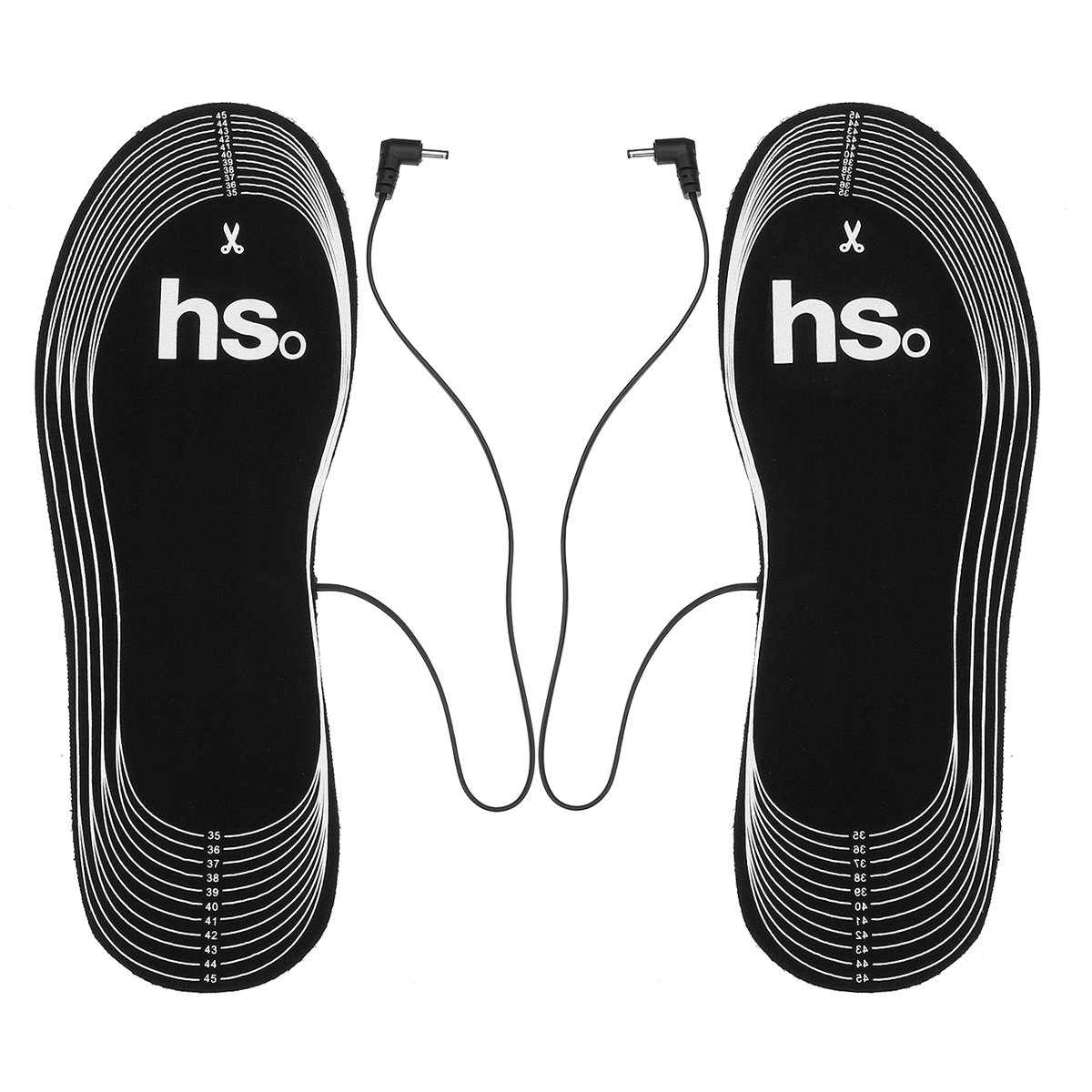 USB Rechargeable Heated Insoles Foot Warmer Heater Charging Heat Boots Shoes Pad 