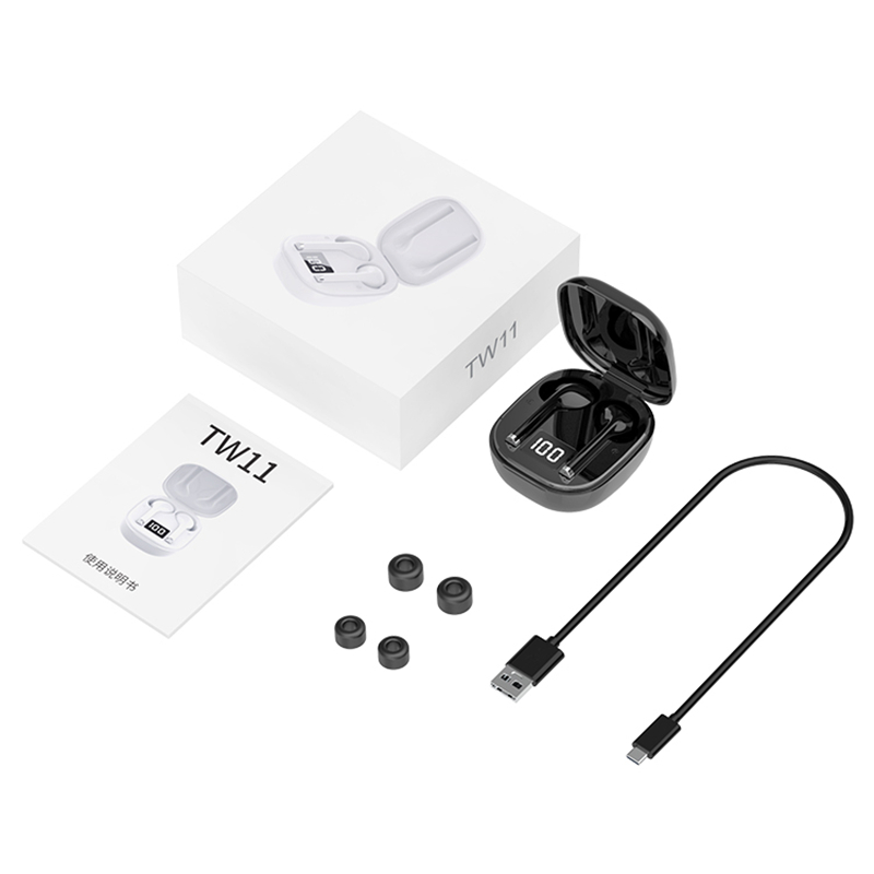 Bakeey TW11 TWS Earphones Wireless bluetooth V5.0 Headphones HIFI Noise Reduction LED Display Smart Touch Sports In-Ear Earbuds with Mic