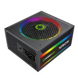 GameMax 1050W Power Supply Fully Modular 80Plus Gold Certified with Addressable RGB Light Vairous Color Mode Rated 1050W