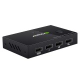 AIMOS AM-UK204 2ports USB2.0 KVM Switch Sharing Switch Box 2 in 4 out Switch Splitter for Keyboard Mouse Printer