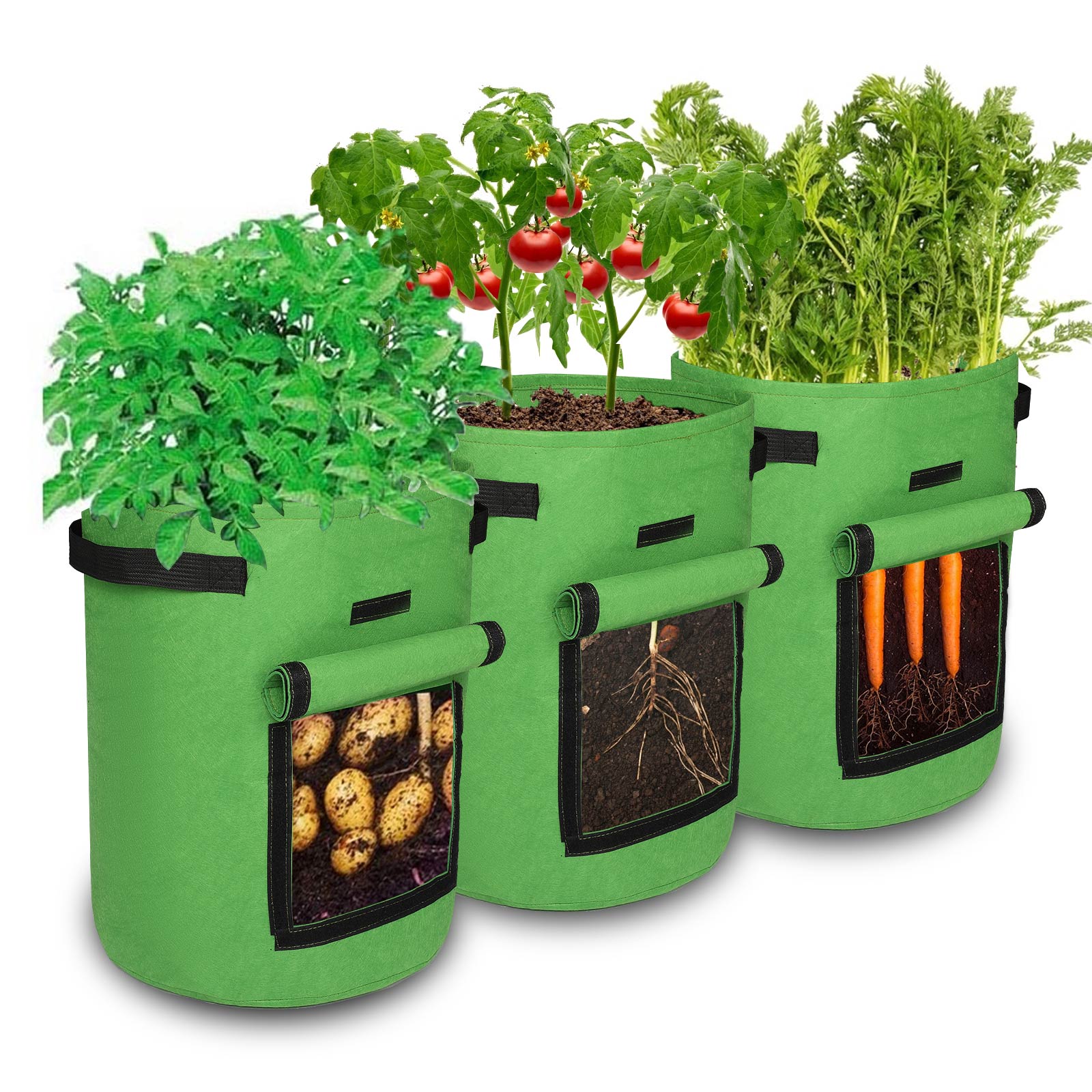 Non-woven Fabric Heat Dissipation Grow Bag Breathable Biodegrable Eco-friendly Plant Grow Bag