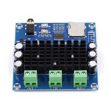 XH-A272 TDA7297 bluetooth 5.0 Digital Amplifier Board 15W*2 Stereo Audio AMP Support TF Card 3.5mm AUX Jack for Speakers