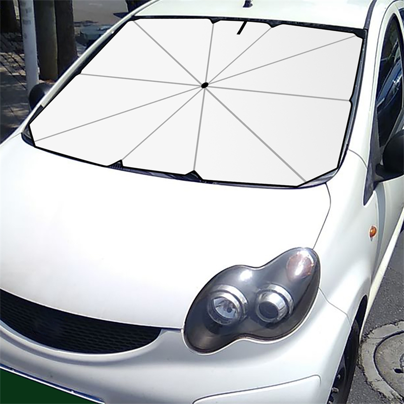 Foldable Car Sun Shade Umbrella Windshield Cover UPF50+ For Block Heat UV