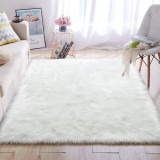 180 x 100 cm Floor Rug Polyester Acrylic Plush Mat for Living Room Plush Rug Children Bed Room Fluffy Floor Carpets