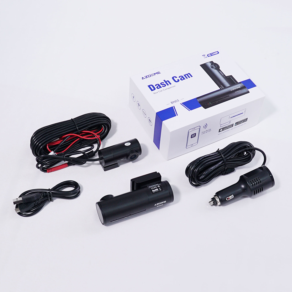 AZDOME BN03 1080P Full HD Dash Cam Wireless Smart Car DVR Night Version Driving Video Recorder GPS WiFi