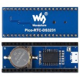 Catda Pico RTC Clock Expansion Board Module High-precision DS3231 Chip 12C Interface for Raspberry Pi Pico