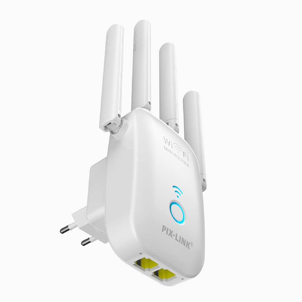 PIXLINK 1200M Dual Band Wireless Repeater Signal Amplifier High Power AP Routing MU-MIMO WiFi Range Extender