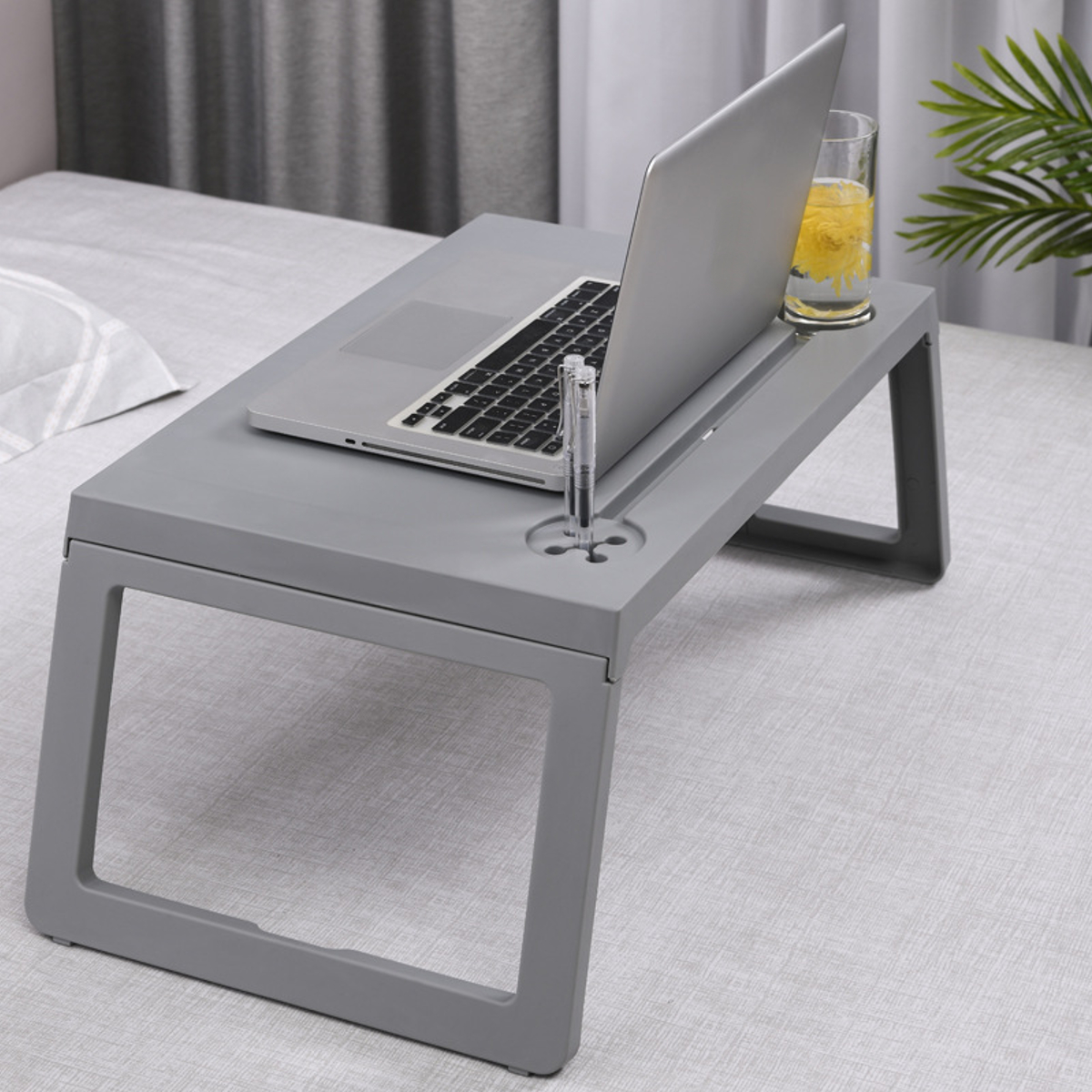 Folding Computer Table Portable Laptop Notebook Desktop Stand For Sofa Bed Perfect for Camping Outing Work or Home Use