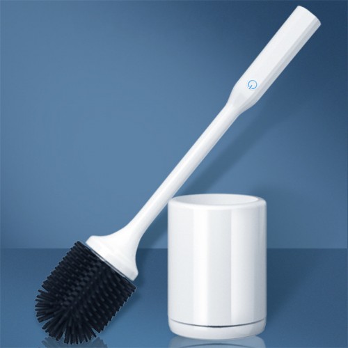 Bakeey TPR Toilet Brush Smart Electric Toilet Brush Floor-Standing Handle Cleaning Brush for Bathroom