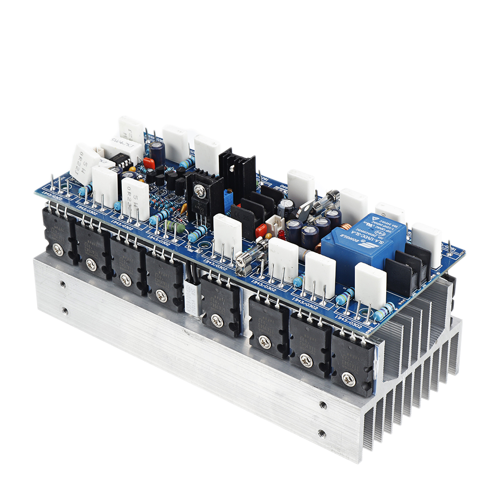 High Power HIFI 1000W TTC5200/TTA1943 Mono Professional Stage Power Amplifier Board Bottom Heat Dissipation