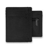 YX-FM0101 Men Wallet Business Card Book Multifunctional RFID Blocking Leather Wallet with Credit Card Holder Coin Purse for Office Men Gift
