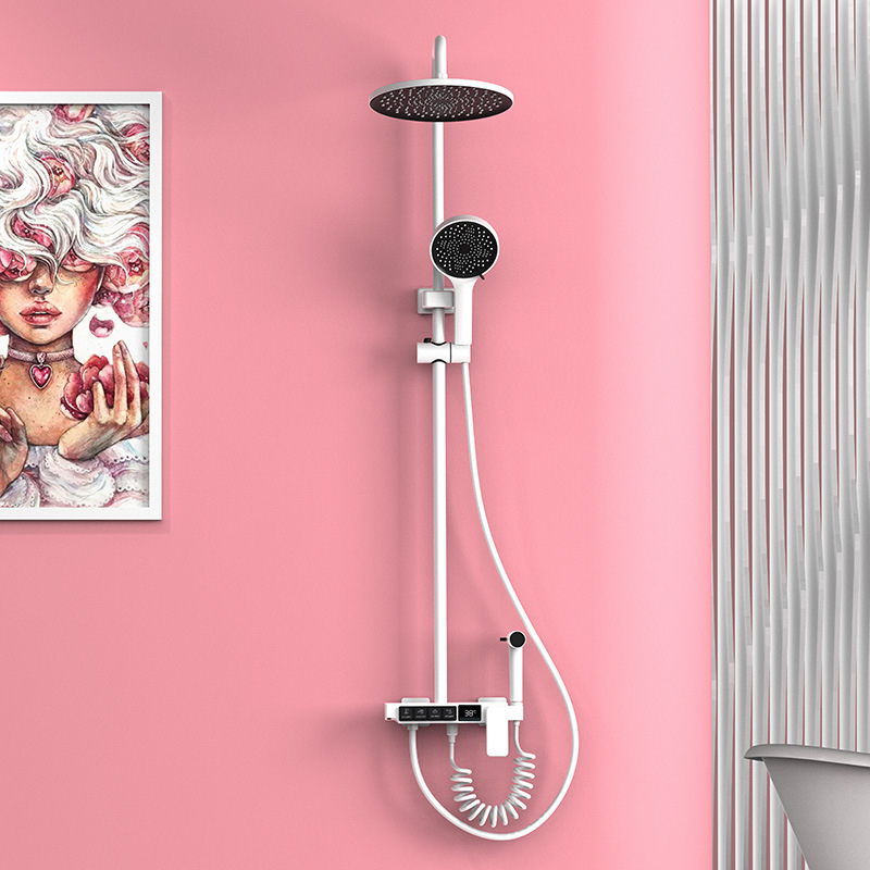 Digital Shower Set Bathroom Faucet Thermostatic Shower System Bathtub Shower Set Bathroom Shower Set Intelligent Display
