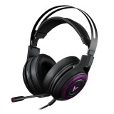 Rapoo VH520C Gaming Headset 3.5mm Wired 50mm Driver Stereo Sound Headphones Earphone with LED Light Microphone for PS4 Computer PC Gamer