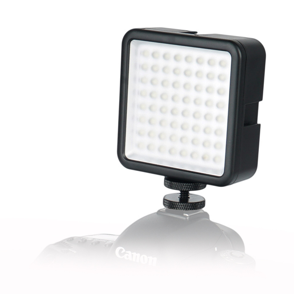 SOONPHO LED64 5600K Video Fill Light for DSLR Camera Camcorder Mini DVR LED Flash Lamp Lighting for Photography Photo Video Recording