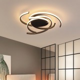 AC220V-240V 56CM Nordic Bedroom Lamp Modern Minimalist LED Ceiling Light Creative Personality Geometric Minimalist Living Room Study Light