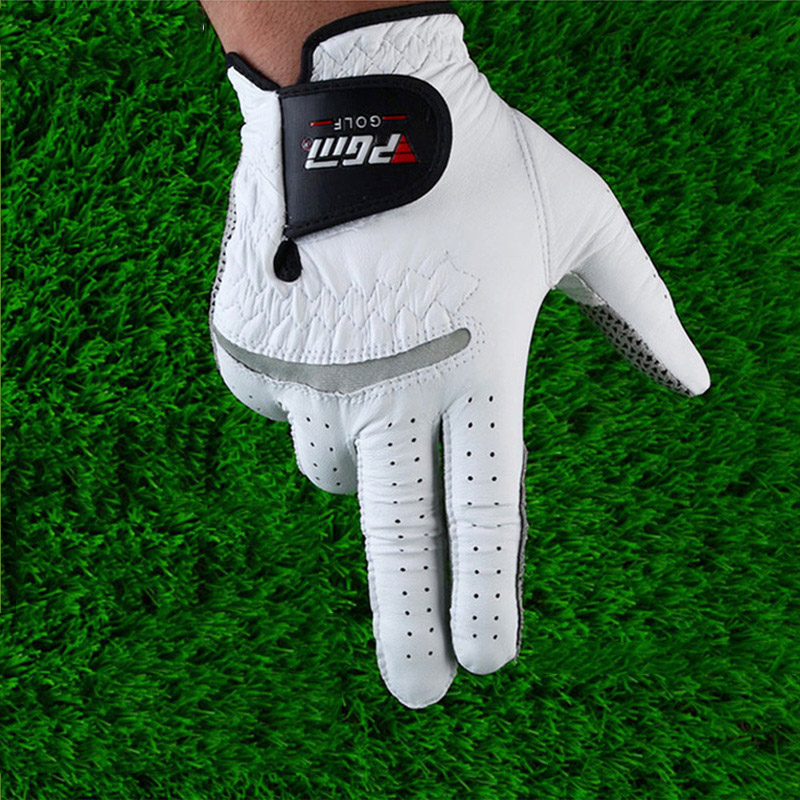 PGM Golf Professional Gloves Anti-Slip And Sun Protection Faux Sheepskin Gloves Left And Right Hand Men's Golf Gloves