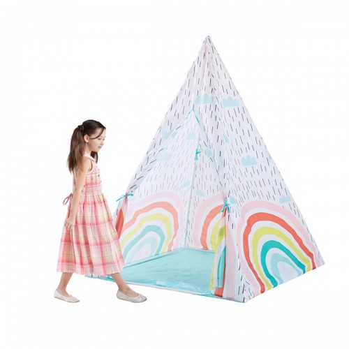 100cm*140cm Large Kids Play Tent Teepee Children Playroom Indian Play House Room Baby Game Outdoor Indoor Home