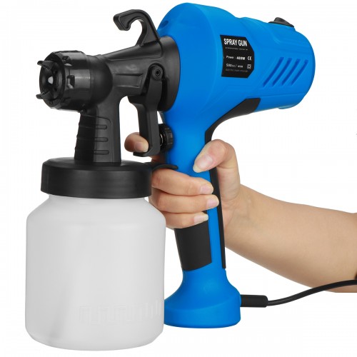 400W Electric Paint Sprayer Portable Handheld Paint Spray Guns for Indoor Home Fence DIY Painting Tool