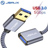 JSAUX USB Extension Cable USB 3.0 A Male to USB A Female 5Gbps Data Transfer Extender Cord for PS4 TV SSD Keyboard