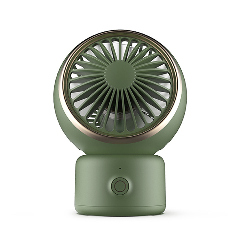 Portable Mini Desktop Fan Air Cooler USB Rechargeable 3 Gear Wind Speed 120 Air Supply Low Noise for Outdoor Home Office