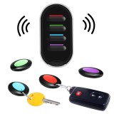 Hizek 4-IN-1 Anti-Lost Alarm Smart Tag Wireless Tracker Child Wallet Key Finder Locator with LED Flashlight and 4 Receivers
