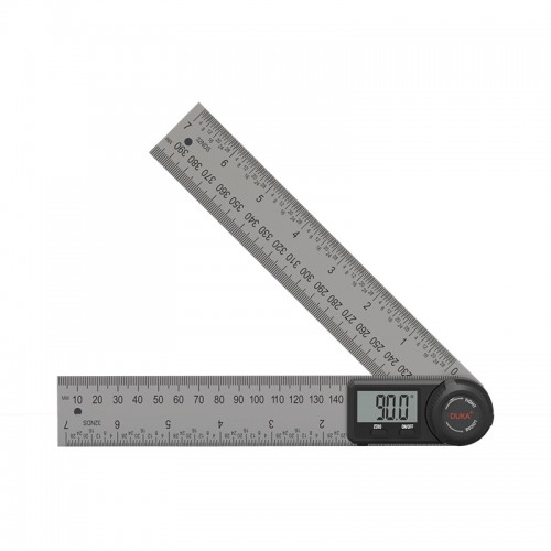 DUKA AR-1 Multifunctional Digital Protractor Angle Ruler 360 Degree Goniometer Inclinometer Angle Finder Meter Stainless Steel