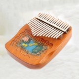 17 Key Kalimba Spruce Wood Thumb Piano Classical Musical Instrument Wooden Keyboard Beginner Instrument Gift
