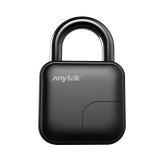 Anytek L3 Fingerprint Lock Electronic Smart Lock USB Rechargeable Fingerprint Padlock Quick Unlock for Door Luggage