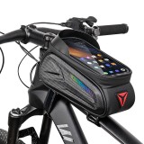 WHEEL UP Bike Bag Cell Phone TPU Touch Screen Seven Color Reflective Large Capacity Waterproof Top Tube Bag Saddle Bag Cycling Equipment