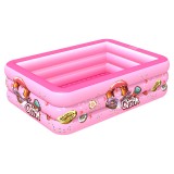 1.3/1.5/1.8/2.1m 3 Layer Inflatable Swimming Pool Baby Tub Folding Kids Bathtub Shower Outdoor Travel Water Sport